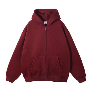 Áo Hoodie cardigan màu xám có mũ trùm đầu