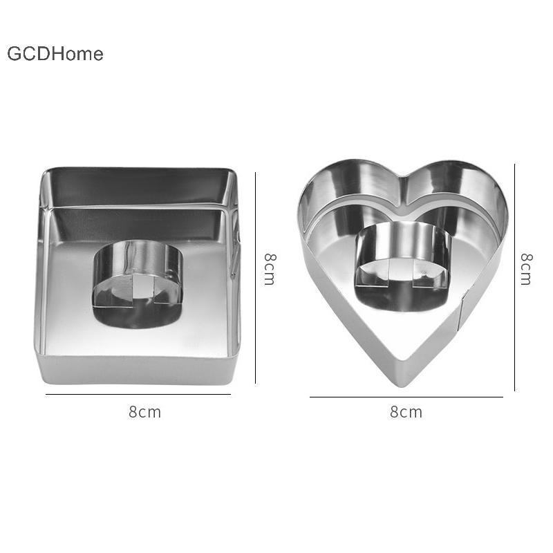 Gcdhome 1 DIY Khuôn Bánh Inox Hoạt Hình Bánh Mousse Khuôn Sushi Cơm Khuôn Bấm Khuôn Sáng Tạo Phụ Kiện Nhà Bếp Bữa Trưa Bento HOT