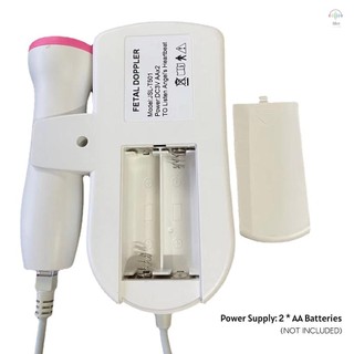 Máy theo dõi nhịp tim Doppler cho thai nhi dành cho bà bầu 50-230BPM Phạm vi đo 3 MHz Máy dò nhịp tim tiêu điểm với màn hình LCD Kích thước bỏ túi