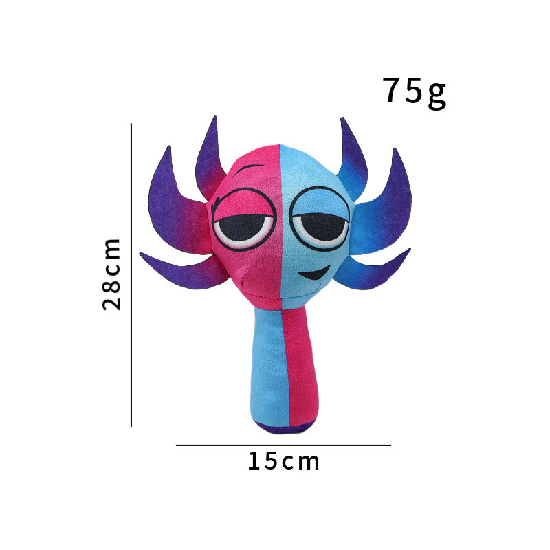Rytanda Sprunki Plush Incredibox Plushies Hình Ném Gối Trang Trí Nhà Người Hâm Mộ Trò Chơi Kinh Dị Xoăn Đàn Piano Cao Su Người Nhồi Bông Đồ Chơi Mềm Cho Bạn Gái Quà Tặng Sinh Nhật COD