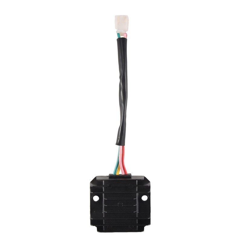 Bộ Điều Chỉnh Điện Áp Xe Máy 4 Dây 4 Chân 12 Bộ Điều Chỉnh Điện Áp Cho 50-250CC Xe Máy Xe Tay Ga Xe Máy ATV (Đen)
