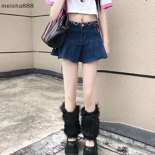Meisha888 Mới Mềm Trắng Lông Tơ Chân Ấm Áp Nữ Cô Gái Mùa Đông Ấm Áp Giả Vớ Dài Legging Chân Boot Có Dày Bê Tất