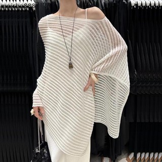 Meisha888 Mùa Hè Mới Rỗng Dệt Kim Dơi Tay Áo Chống Nắng Cho Nữ Đẹp