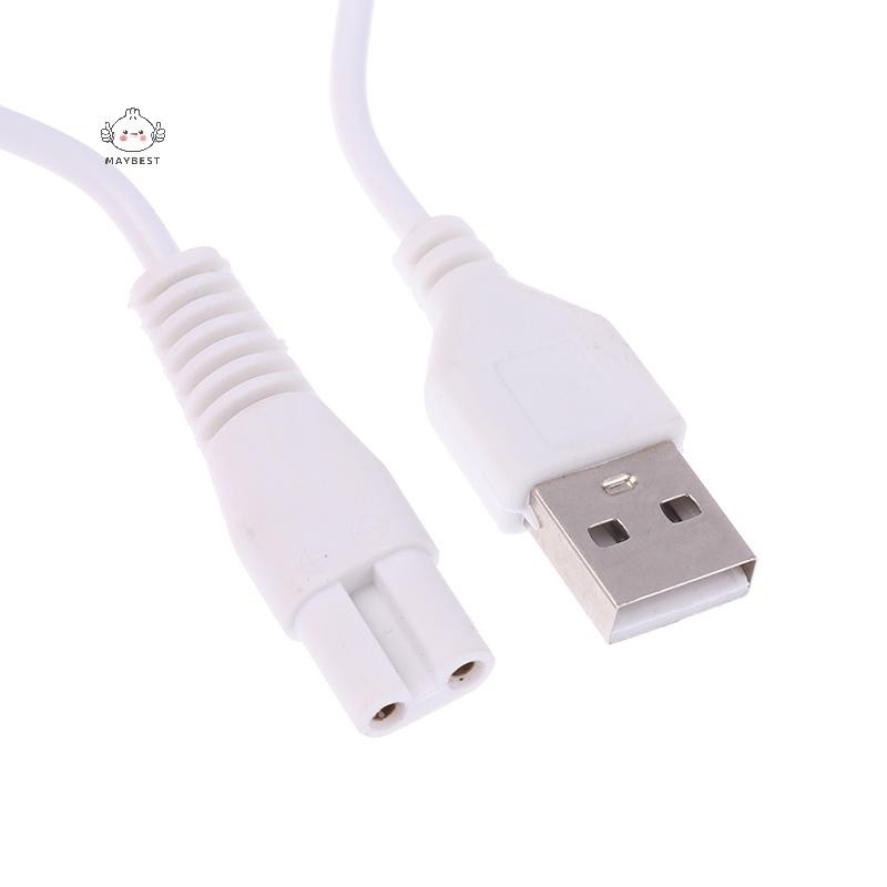 Maybest 1 Chiếc 80cm Cáp Usb Dây Sạc Đồng Đường Lỗ Phù Hợp Với 5v Đèn Pin Máy Cạo Râu Dây Tóc Lỗ Đơn 1.8 {VN}