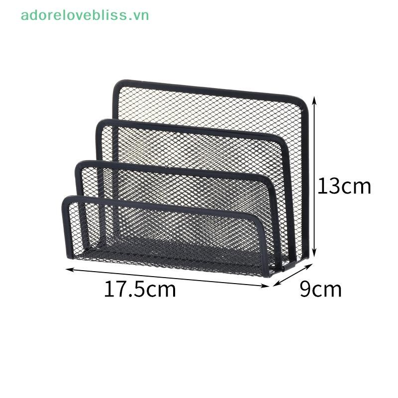 Thêm Giấy Khay Sổ Tay Đứng Giá Để Bàn 3 Lớp Kim Loại Đen Sắt Lưới Giá Đỡ Cho Tạp Chí Tài Liệu Tập Tin Giá Sách Người Tổ Chức Văn Phòng BSS