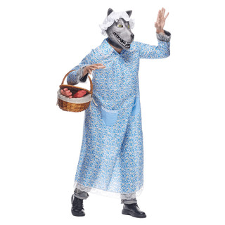 Nam Sói Xấu và Bé Đỏ hóa trang Halloween, trang phục cặp đôi, hóa trang sân khấu, Carnival