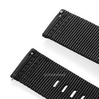 Vải Nylon Dây Đeo Đồng Hồ 22 Mm Cho SEIKO Diver Thạch Anh Cơ Đồng Hồ Phát Hành Nhanh Dây Đeo Đồng Hồ Nam Nữ Mềm Vòng Tay Thể Thao Đen Xám Sọc