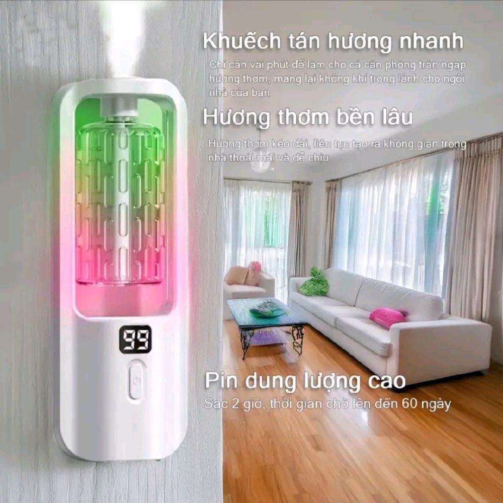 [PM 23] Combo máy xông tinh dầu + 5 mùi hương khác nhau máy phun sương sủ dụng phòng khách phòng ngủ 30-40m2