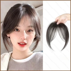 YT2 Sáng Tạo Tóc Giả Nữ Pháp Mô Phỏng Nổ Không Khí Nổ Màu Đen Tự Nhiên Vô Hình Liền Mạch Tóc Giả Mảnh sideburns Kẹp Tóc
