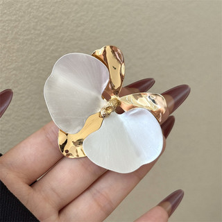 Vòng cổ vintage thiết kế tulip với men nhỏ giọt dầu, cánh hoa mở rộng, màu sắc nổi bật