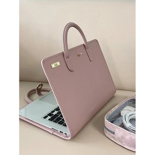 PU Di Động Laptop Bảo Vệ 180 Độ Mở Rộng Tản Nhiệt Chống Sốc Túi Xách Máy Tính Thích Hợp Cho 47cm / 50cm