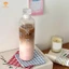 Kittenbaby 500ML Nơ Chai Nước Nhựa Có Cân Thời Gian Trong Suốt Cốc Nước Thể Thao Ngoài Trời Trường Học Uống Nước Mới