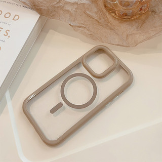 Ốp Điện Thoại Trong Suốt Từ Tính Acrylic Cho IPhone 16 15 15pro Max 13 Mini 14 14pro 14max 12 11 Pro Max IX XR SE2 Plus Bìa Cứng P3