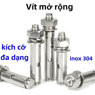 Tắc kê inox, bu lông nở inox 304 đủ size hàng loại 1 FE123