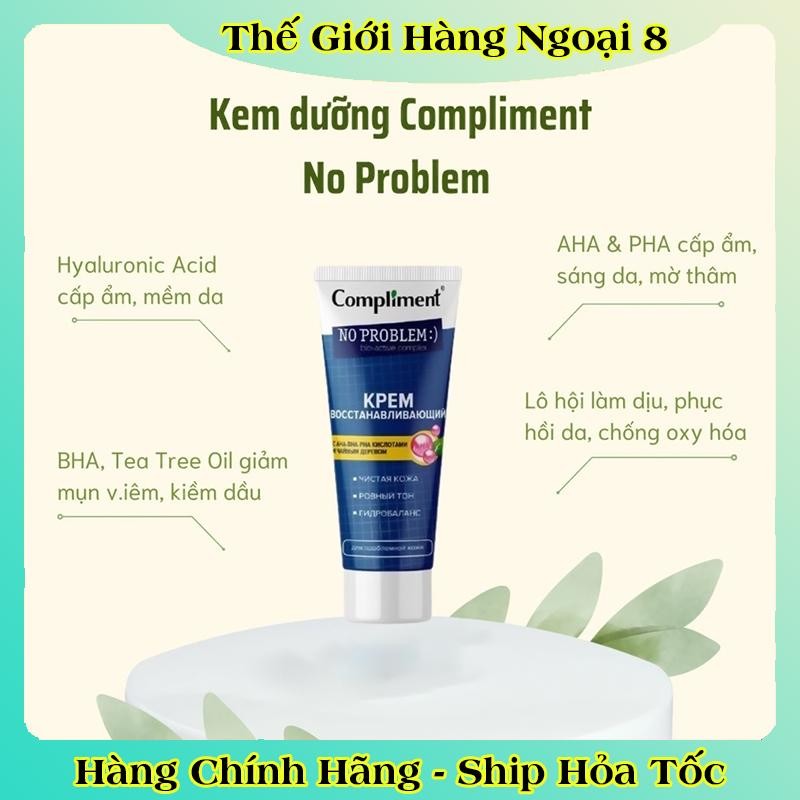GEL BÔI MỤN cấp tốc Compliment No Problem giảm sưng, tiêu viêm, gom khô cồi mụn 25ml của Nga