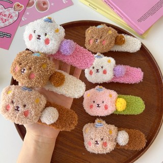 Kẹp Tóc Gấu Sang Trọng Cho Nữ - Kẹp Mỏ Vịt Gấu Lớn Thời Trang - Cô Gái Dễ Thương Ngọt Ngào Bên Nổ Phụ Kiện Tóc
