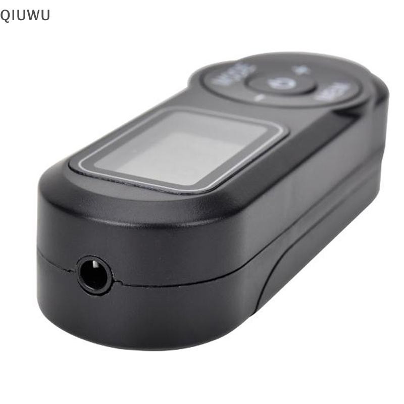 Đài FM bỏ túi QIUWU với chức năng DSP FM 1.1Inch Đài phát thanh kỹ thuật số Mini.