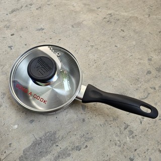 Nồi bột inox đáy từ nắp kính,nồi quánh khuấy bột, nồi quánh 14cm,16cm - Nồi bột Đông Á