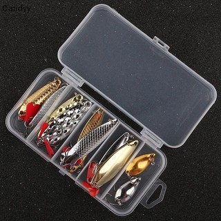 Ndy 5 Cái / bộ Kim Loại Jig Thìa Spinner Mồi Câu Cá Wobbler Mồi Bộ Dụng Cụ Câu Cá Cho Mồi Câu Cá Mồi Bộ N