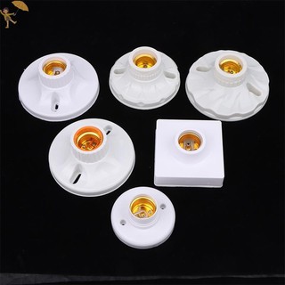 Giá đỡ bóng đèn E27 bằng gốm chịu nhiệt cao, đế đèn, ổ cắm bóng đèn, thương hiệu Gou VN