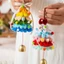FUHUIOT Cây Giáng Sinh Pendat Chất Liệu Gói, Thủ Công Handmade Cây Giáng Sinh DIY Twist Stick, Twist Stick Mặt Dây Chuyền Hoạt Hình Sáng Tạo Sang Trọng Cây Giáng Sinh Thân Chất Liệu Bé Gái