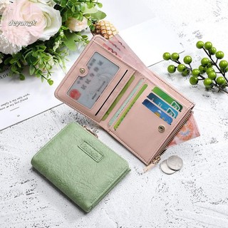 Deyangk Retro Đa Năng Ví Dành Cho Nữ Thời Trang Bé Gái al ID Giá Đỡ Chất Lượng Cao Dây Kéo Thẻ Đựng Tiền Xu Đơn Giản VN
