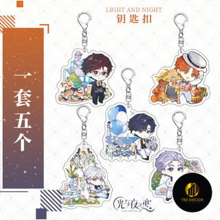 Móc Khoá, Mô Hình Standee Game Light and Night Osborn Jesse Charlie Evan Sariel Trang Trí Bàn Học, Làm Việc