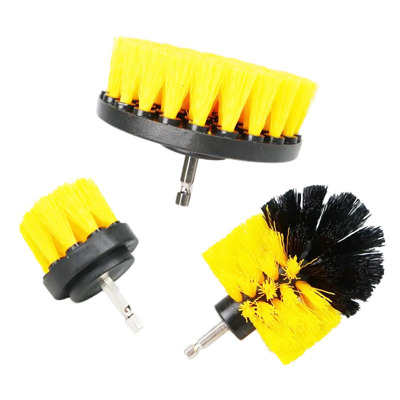 3 Chiếc Điện Khoan-Brush Bộ Cho Thảm Phòng Tắm Bề Mặt Dụng Cụ Làm Sạch