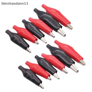 [BBNZDD] 12 Chiếc 28MM Đen Đỏ Xanh Đen Vàng Nhựa Mềm Phủ Tesg Đầu Dò Cá Sấu Kẹp Kiểm Tra BVAH