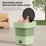 Máy giặt Mini cầm tay 8L có tia cực tím Máy sấy quay có thể gập lại có giỏ thoát nước Vòi thoát nước cho nhà ở du lịch — ảnh 6