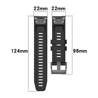 Dây đeo tháo nhanh silicon 20 / 22 / 26mm cho Garmin Fenix 7S 7 7X / Fenix 6-6S-6X-5S-5X-3 / bản năng / 745 935 945 955