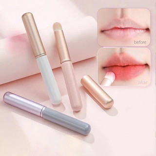 Cọ Son Môi Silicon Có Nắp, Đầu Tròn Mềm Mịn, Tán Son Đều Màu, Dễ Dùng – Phụ Kiện Trang Điểm Nữ