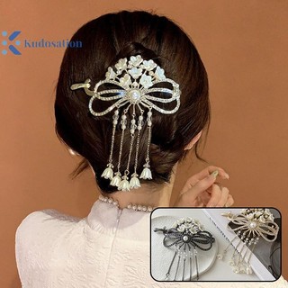 Kudosation Rỗng Ra Nơ Kẹp Tóc Cho Nữ Pha Lê Hoa sel Vuốt Tóc Bé Gái Thời Trang Thanh Lịch Sáng Bóng Barrettes Phụ Kiện Tóc