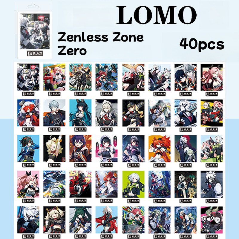 40 Chiếc SPY GIA ĐÌNH Jujutsu Kaisen Lomo Thẻ Blue Lock Identity V Photocards tro tàn của vương quốc Demon Slayer Haikyuu Daomu Biji Huyền thoại đen Ngộ Không Bưu thiếp YM