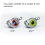 GAVESTO Chì Head Bait sinker, Jig Head Bottom Swimbait Jig Heads, 2025 3.5g / 5g / 7g / 10g Mềm Giun mồi phát sáng Jig Kim Loại Đầu Nước Ngọt