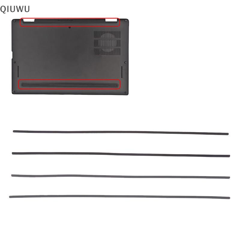 Qiuwu 1 / 2 Chiếc Dải Cao Su Laptop Đa Năng Cho DELL Latitude 7310 DIY Đáy Bao Chân Miếng Lót Vỏ Chống Trơn Trượt Phụ Kiện Thay Thế.