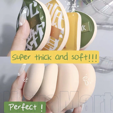 Bột Kẹo Cotton Siêu Mềm - Bọt Biển Trang Điểm Chuyên Nghiệp - Kem Che Khuyết Điểm Phấn Bông Co Giãn Puff - Công Cụ Trang Điểm Nền - Dụng Cụ Làm Đẹp Trang Điểm Đế Mặt - Puff Ướt Và Khô