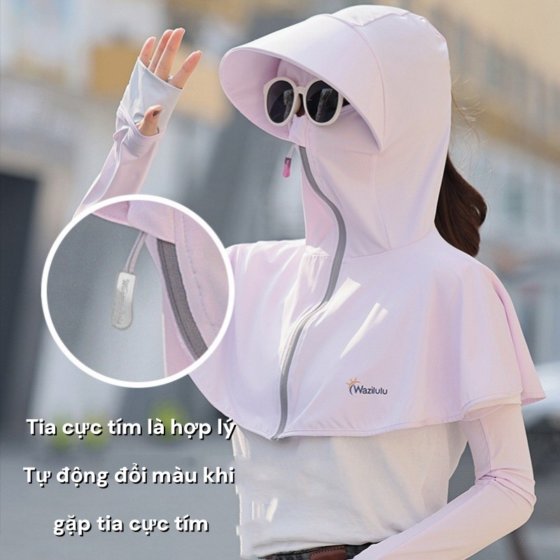 Mũ Chống Nắng UPF50+ Dành Cho Nữ,Vành Rộng, Che Nắng Toàn Diện, Chống Tia UV, Phù Hợp Đi Biển