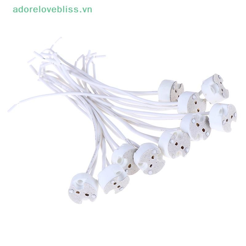 Thêm 1 / 5 / 10 chiếc MR16 GU5.3 đế ổ cắm dây kết nối đèn led giá đỡ gốm Bss