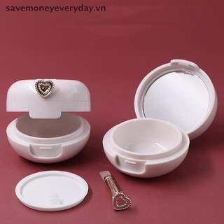 [savemoneyeveryday] 1 Cái Hộp Phim Môi Trắng 20g Chai Son Môi Có Cọ Son Dưỡng Môi Chai Trống [vn]