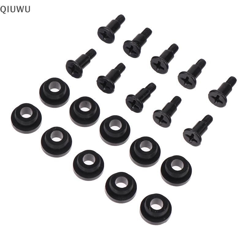QIUWU 10 chiếc Vỏ máy tính 2,5 / 3,5 inch Vít chống sốc Vít chống sốc + Vít hấp thụ sốc HDD.
