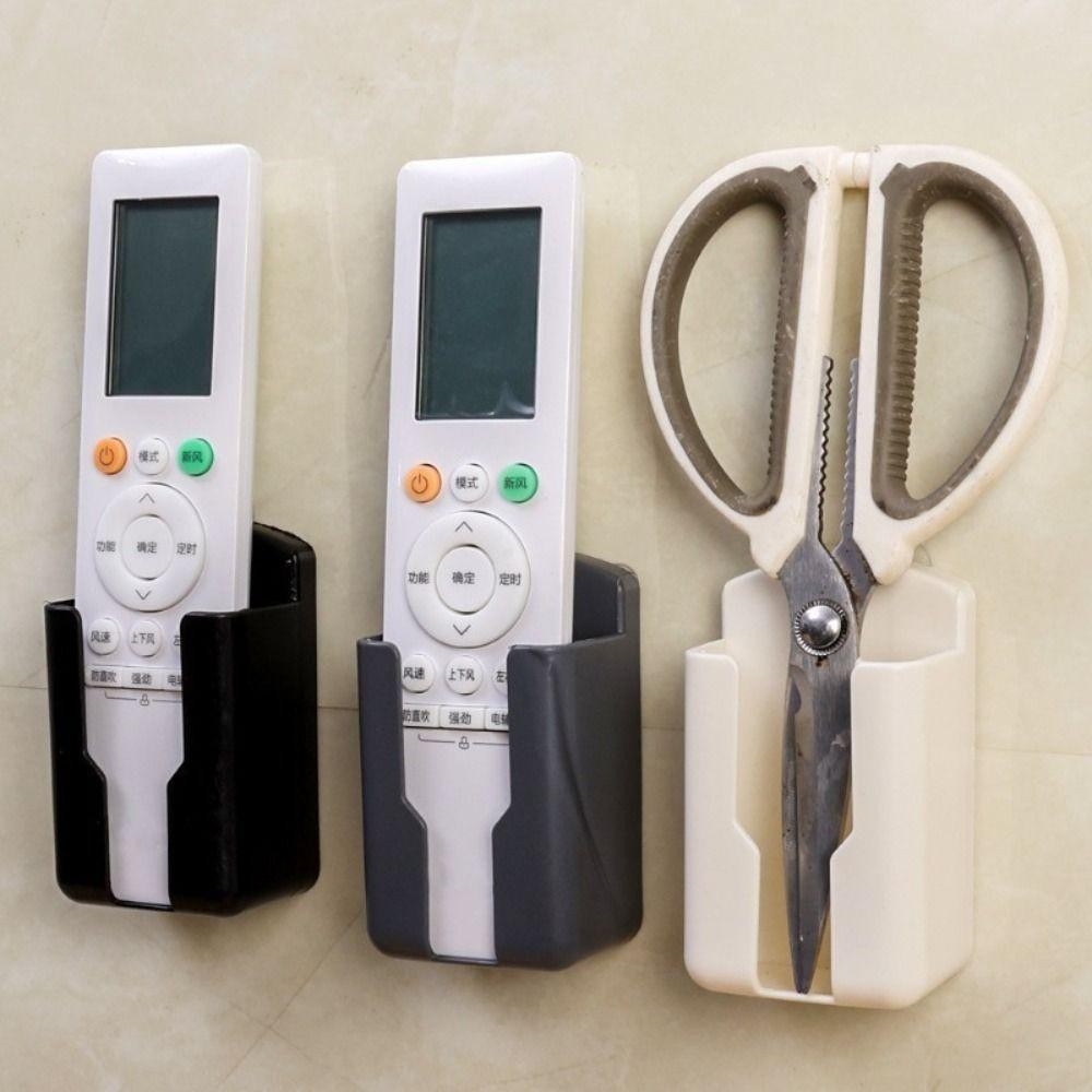 Hộp lưu trữ HAPPYNOOK, Giá đỡ điều khiển từ xa TV điều hòa không khí đa năng, Giá treo tường không cần đục lỗ Giá đỡ dính
