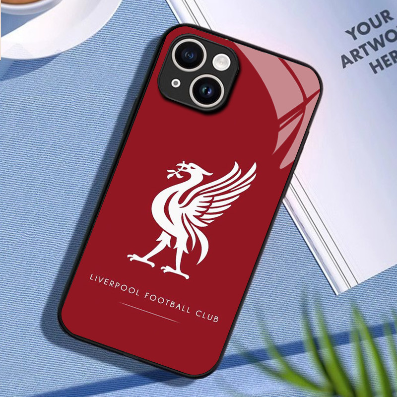 Ốp Điện Thoại Kính Liverpool 02 Cho IPhone 16 15 14 13 12 11 Pro XR XS Max Plus Mini X XR 8 7 6s SE2 / 3