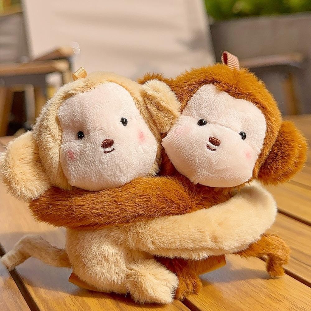 Móc Khóa Búp Bê WOAY, Mặt Dây Chuyền Túi Động Vật Ôm Hoạt Hình, Mềm Mại Dễ Thương Sang Trọng Vui Nhộn Bạn Bè Móc Khóa Cặp Đôi Trẻ Em Quà Tặng