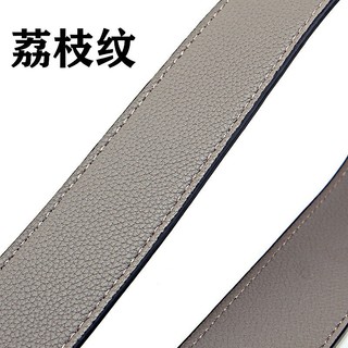 Dây đeo túi da bò lớp trên, rộng 4cm, dài 98–110cm, màu đen họa tiết vải litchi, đeo vai/chéo, điều chỉnh