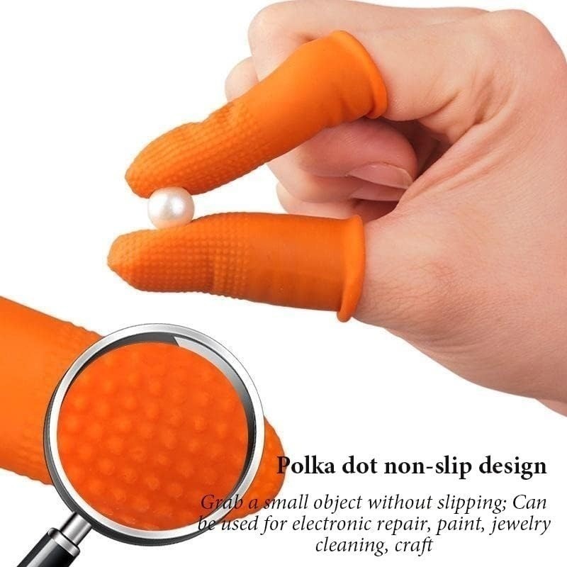 Bao da ngón tay cao su dùng một lần / Tay bảo vệ đầu ngón tay chống trượt / Găng tay ngón tay cái công nghiệp