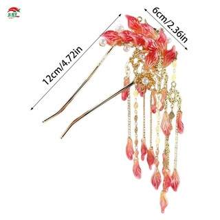 Hoa Bướm Tóc Que Hanfu Phù Hợp Với Nĩa Tóc Có Tua Rua Hạt Thích Hợp Cho Nữ Cô Gái Tạo Kiểu Dụng Cụ
