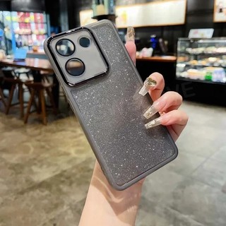 Vỏ Lấp Lánh Cho Xiaomi POCO M7 Pro POCO M7Pro 4G 5G 2025 Ốp Lưng Chuyển Màu TPU Mềm Silicone Linh Hoạt Bling Ốp Lưng Chống Sốc Ốp lưng