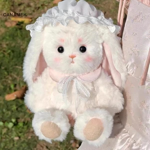 Canamek Dễ Thương Lillian Tai Dài DIY Handmade Nguyên Bản DIY Khớp Chất Liệu Búp Bê Vải Gói Búp Bê Quà Tặng Búp Bê Sang Trọng Búp Bê CSF