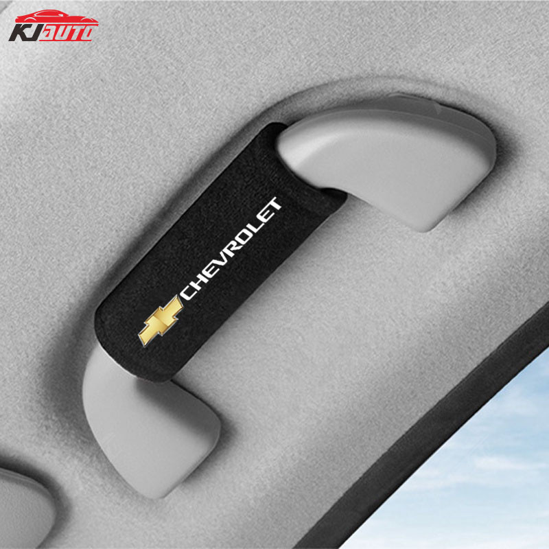Chevrolet Da Lộn Mái Xe Tay Cầm Vỏ Bảo Vệ Tay Nắm Cửa Da Phụ Kiện Trang Trí Cho Tracker Corsa Aveo Captiva Onix Captiva Cruze S10 Omega Prisma Celta Astra Sonic